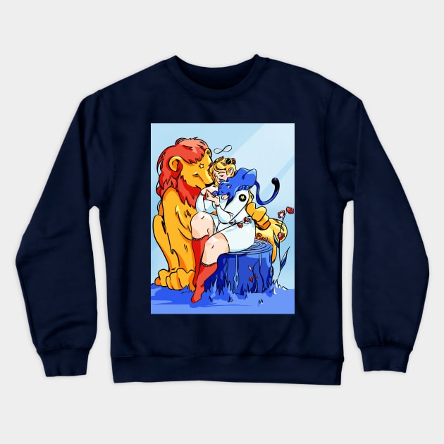 Sailor Strength Crewneck Sweatshirt by kjm.illustrations